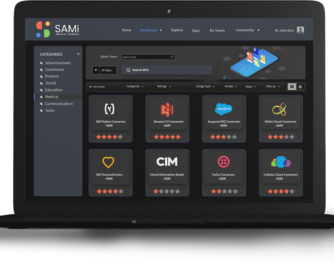 Request a SAMi Demo | Experience Unified API Management
